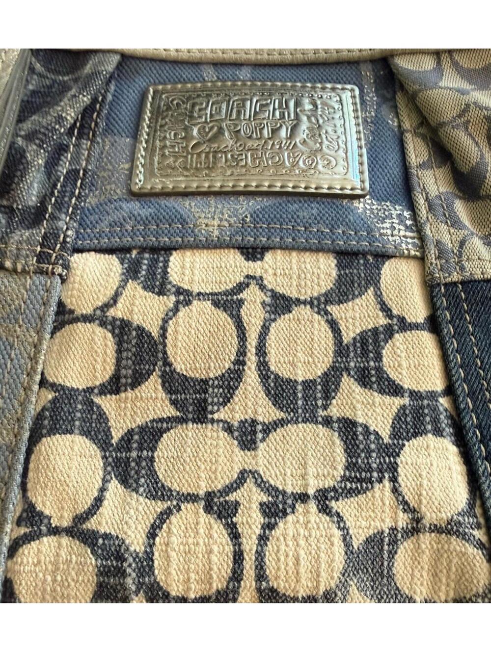 Coach Poppy Y2K Vintage Denim Crossbody With Matching Coin Purse - Picture 8 of 9